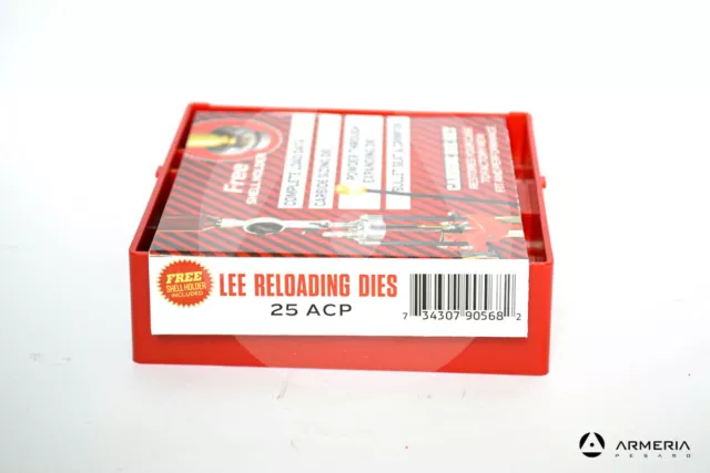 Dies Lee Reloading calibro 6.35 - 25 ACP - Shell Holder omaggio