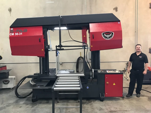 New SEMI-AUTOMATIC Column Saw RMT S-Fab CM 20-21 Single Miter 60 Degrees