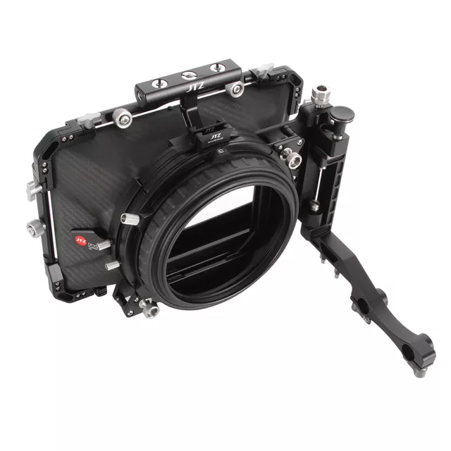 JTZ DP30 Cine Carbon Fiber 4x4" Matte Box 15mm/19mm For Sony ARRI RED BMD 2