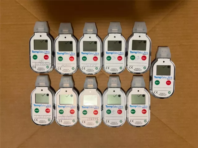 11X Sensitech TempTale Ultra USB Temperature Monitor/ Recorders 10/23 Z3-33(14)