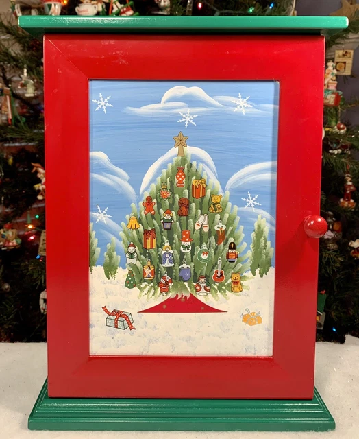 VINTAGE THOMAS PACCONI CLASSICS Wooden CHRISTMAS ADVENT CALENDAR Tree