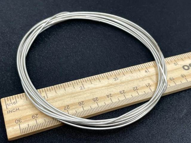 39 Grams of Sterling Silver Wire- Round- No Gauge Listed- Estate Find