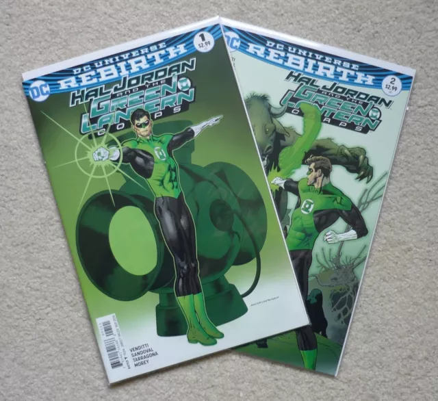 Hal Jordan and the Green Lantern Corps #1 & #2 Variant Covers NM (2016) DC