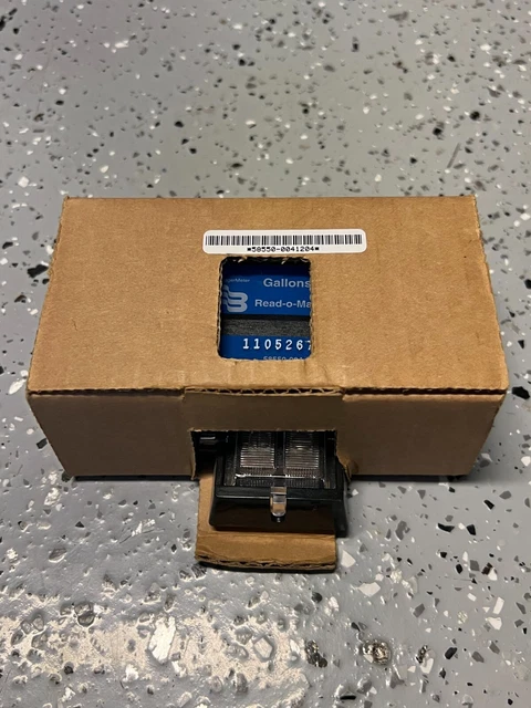 BadgerMeter 58550-004 Read-O-Matic Remote Water Register Counter - NEW