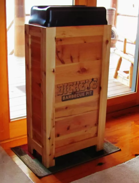 New Commercial Restaurant Wood Trash Bin Garbage Can 50 Gal W/ Ur Business Logo