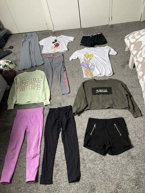 Pacchetto abbigliamento ragazze 11-12 Zara, Under Armour, USA pro, ecc. 10 pezzi