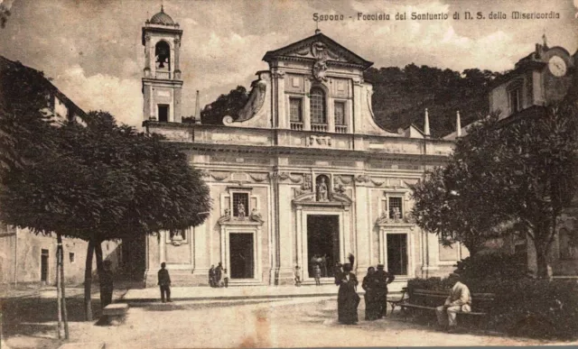 Savona facciata del Santuario F. piccolo  spedita