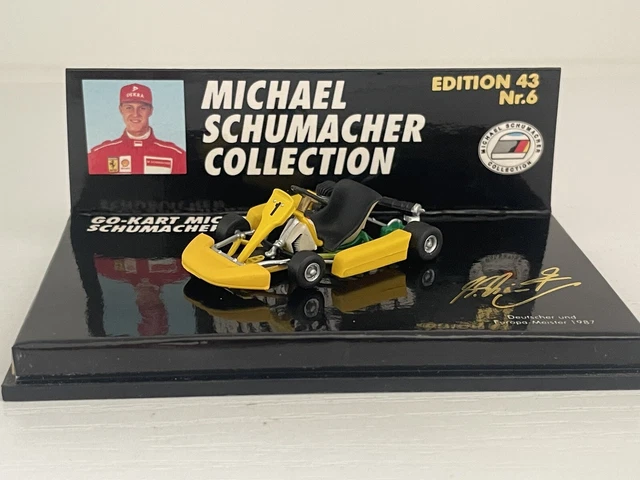 MINICHAMPS 1/43 – Michael Schumacher 1997 – Ferrari F1 – Figurine De Collection – État Neuf, Boîte Proche Du Neuf