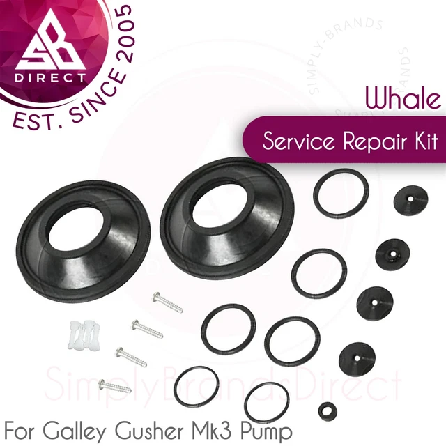 Whale Galley Geyser Mk3 Pompe Service Réparation Kit │ AK1553