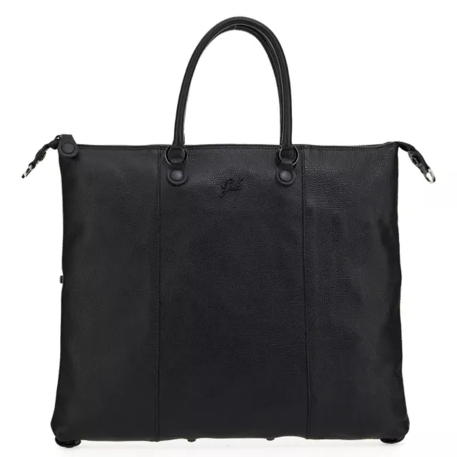 BORSA DONNA PELLE Gabs G3 PLUS L Shopping Bull Nera Nero Borse