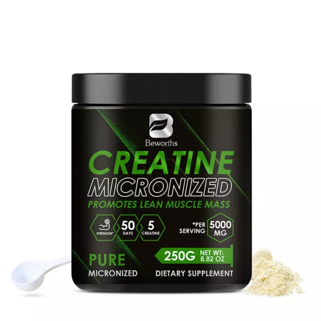 Micronized Creatine Monohydrate Powder Boost Muscle Strength Support Recovery US