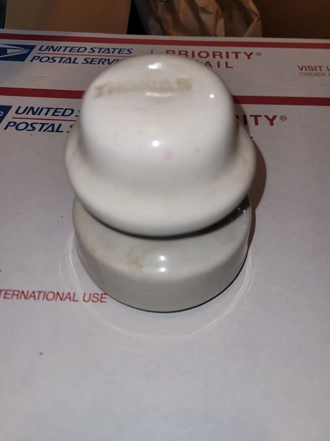 Vintage Thomas White Porcelain Insulator