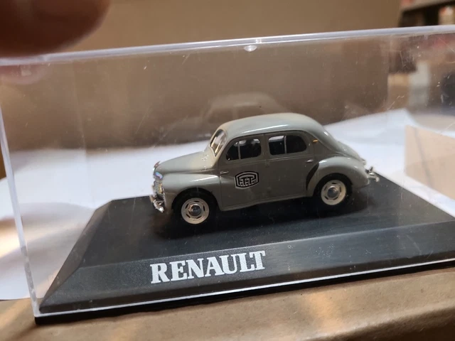 1/43 Norev Renault 4cv 1946 PTT la Poste TBE+ boite vitrine ajoutée