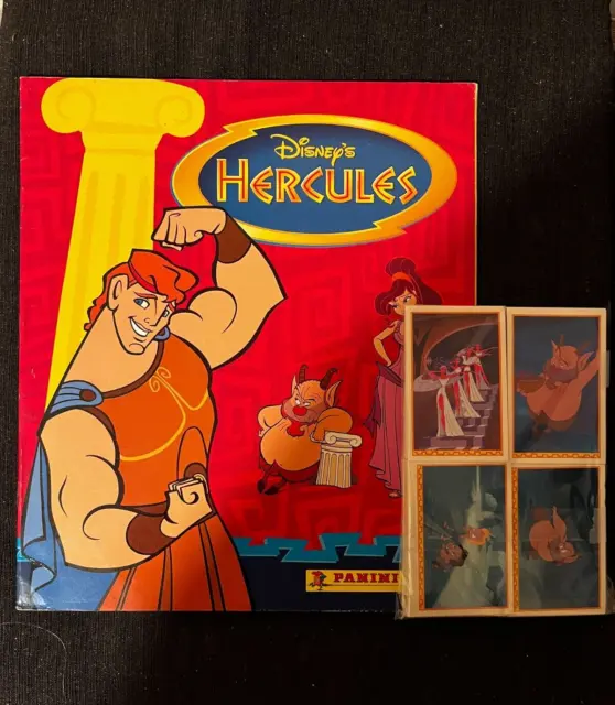 Album Vide+ Set Complet Vignettes Panini Hercules Disney 1997 Rare