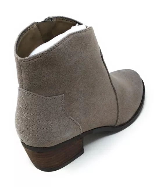 Call It Springs Womens Side Zip Ankle Booties Grey Suede Size 6.5 M US 3