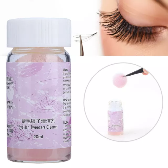 Eyelash Extension Tweezers Cleaner Eyelash Tweezers Glue Remover