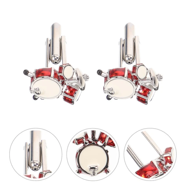 2 pz abito polsini sinistro camicia gemelli batteria set gemelli kl