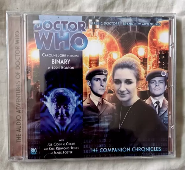 DOCTOR WHO BINARY Big Finish CD Audio Companion Chronicles #6.9 NEW & SEALED