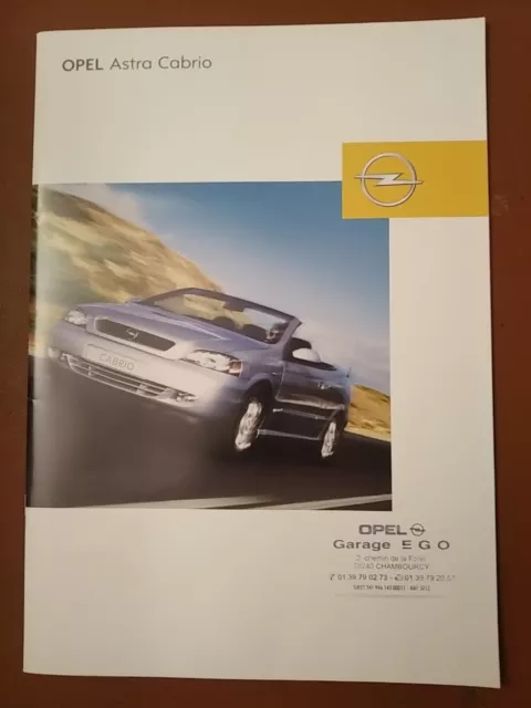 CATALOGUE / BROCHURE OPEL ASTRA CABRIO 02 2003 28 Pages  🇲🇫 FR