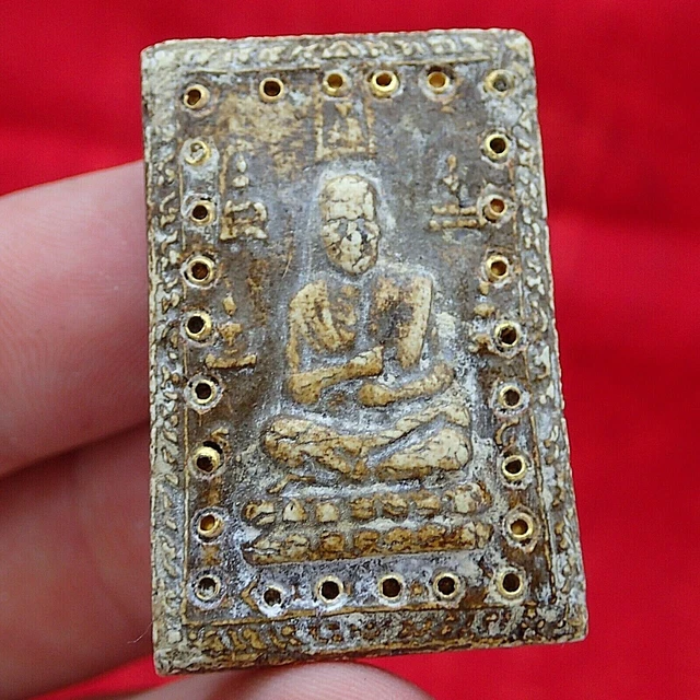Phra Somdej Holy Thai amulet / Rare Vintage Buddhism Talisman LP Toh Monk Charm