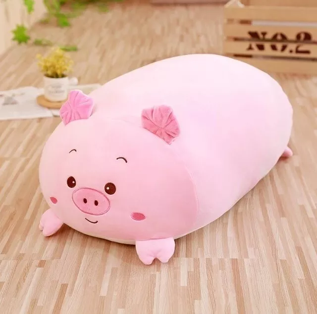 Cute Plushie Cuddly Pig Stuffed Animal Plush Toy Pillow Soft Cushion Gifts 22cm