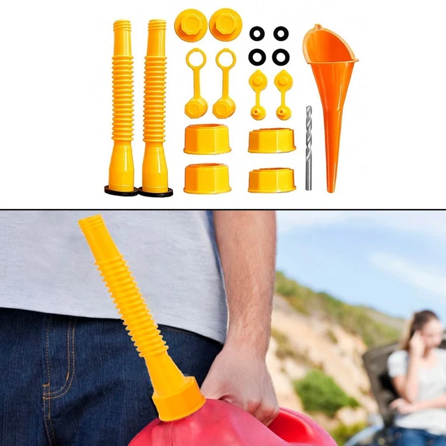 Set ugelli serbatoio benzina nuovissimo accessori auto 2 set vecchio tappo per taniche benzina