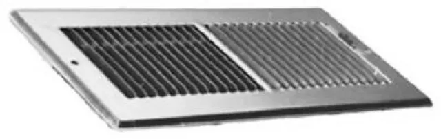 American Metal Products 456B4X8 Mobile Home Floor Register, 4 x 8-In. Brown Stee