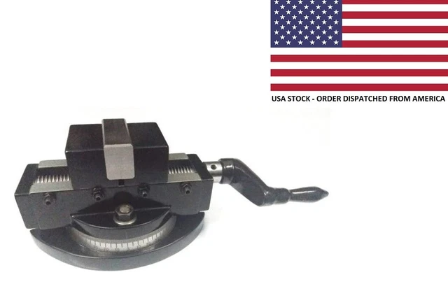 Self Centering Milling Machine Vice with Swivel Base 2" (50 MM)-Ship From USA