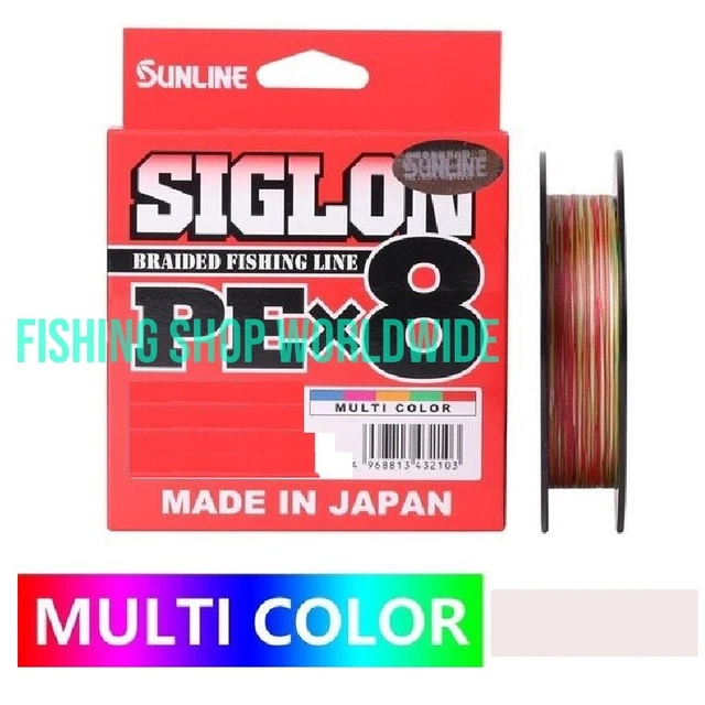SUNLINE SIGLON PE X8 200 m geflochtene Schnur Made In Japan / PE 0.8 ...