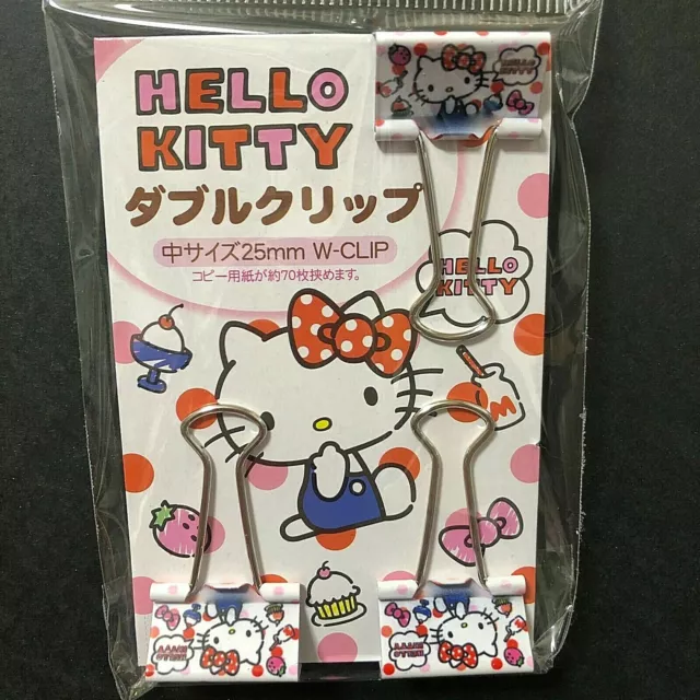 Hello Kitty cute Clip, 3 pieces, Sanrio, Japan