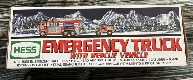 New 2005 Hess Oil Co Emergency Fire Truck with Rescue Vehicle Lights & Sounds