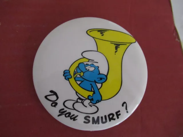 Smurfs Badge 7.5cm Do you Smurf