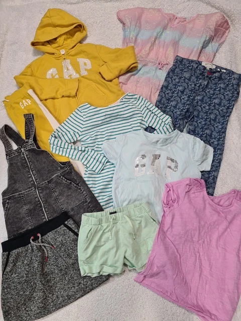 10-11 Years Girls Bundle GAP fat face H&M summer tops shorts  (52)
