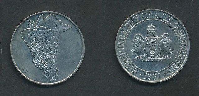 Australia:1989   Establishment of ACT Government 40mm Medal