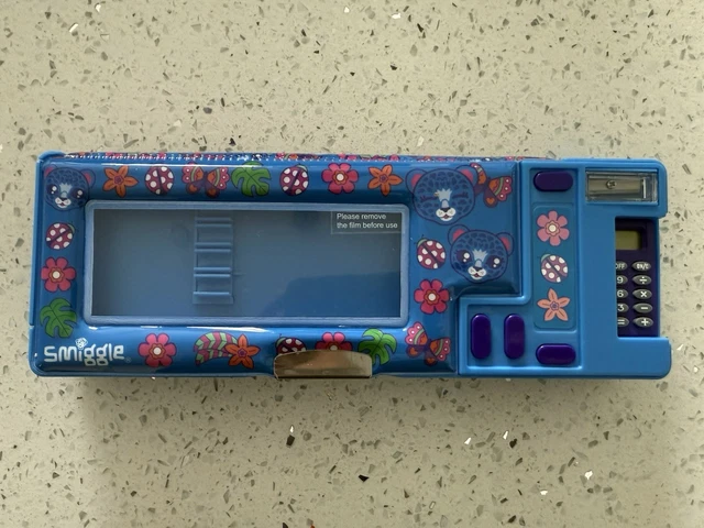 Smiggle Woah Pop Out Kids School Pencil Case For Girls & Boys With Calculator & Sharpener