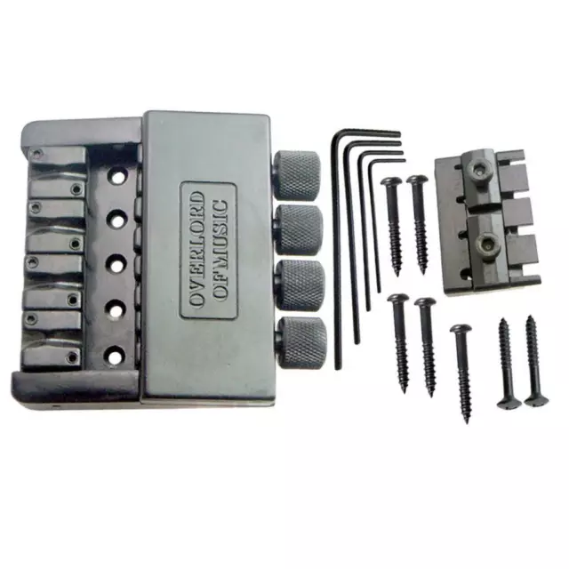 4 String Headless Electric Bass Guitar Tremolo Bridge System DIY Parts Alloy