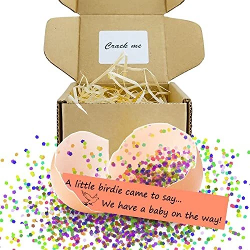 Egg Pregnancy Announcement, Funny Baby Reveal, Surprise Eggs for Grandparents