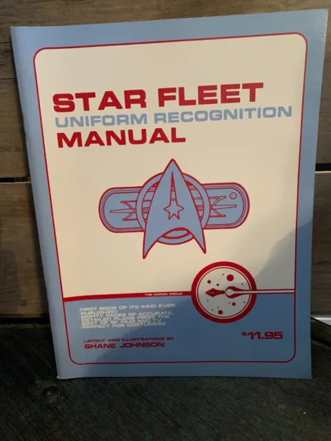 Star Trek Star Fleet Uniform Recognition Manual 78 Pages First Printing 1985