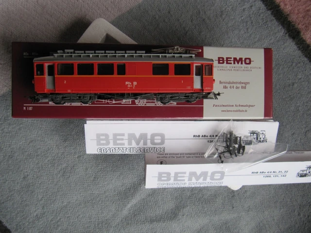 BEMO 1268/156 RHB Berninabahn Triebwagen ABe 4/4 Nr.36 Ladenneu