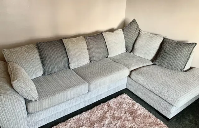 EDMOND PILLOW BACK corner sofa 600.00 PicClick UK