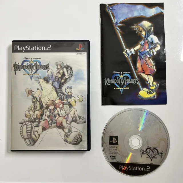 Kingdom Hearts Final Mix  Sony PlayStation PS2 NTSC-J JAPAN 2002 Game Complete