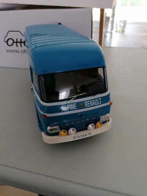 Camionnette Saviem SB2 Team Alpine Renault Rallye Assistance 1:43 - Modèle Réduit Ixo/Eaglemoss Neuf Sous Blister