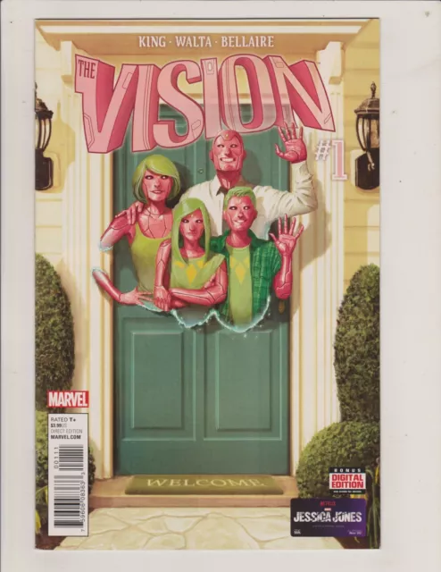 Vision #1 Marvel 2016 Tom King 1St Appearance Viv And Vin Mcu Disney+ Series Key