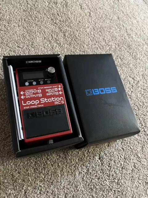 Boss Rc-5 Loop Station Pedale looper per chitarra stereo