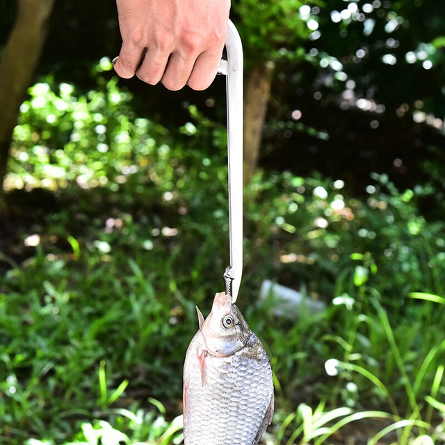 Fish Catching Device STAINLESS STEEL UNHOOKING Device Fish Clamp Catch Fishing Hook Remover ...