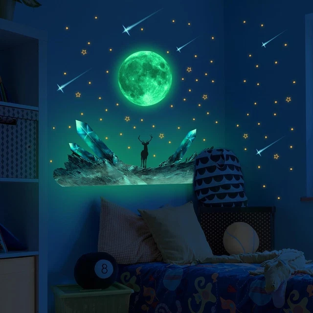 No Wind And No Waves 500 Pcs Glow In The Dark Stars, 3D Fluorescent - Foto 10