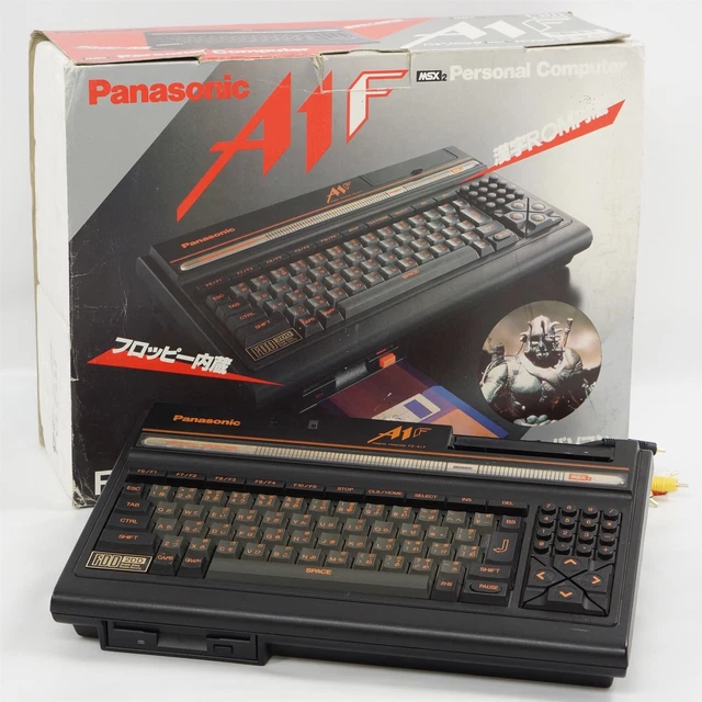 MSX 2 PANASONIC FS-A1F Personal Computer Boxed JAPAN Game