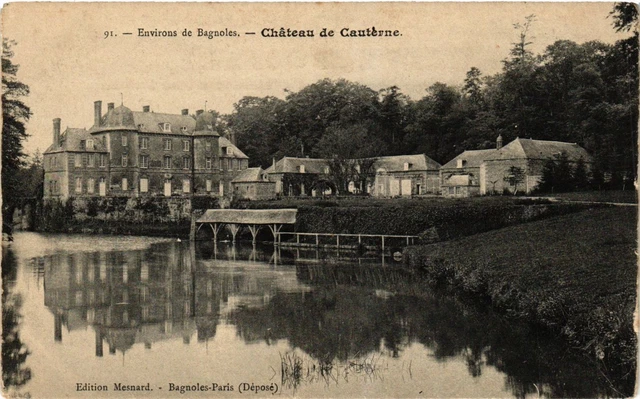 CPA AK Env. de BAGNOLES - Chateau de Cauterne (355458)