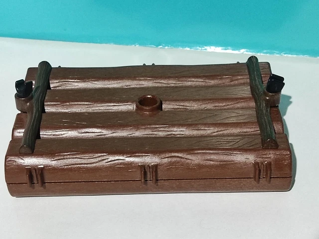 Jouet Bateau Playmobil 3793 Radeau Pirate Vintage Voile Rouge