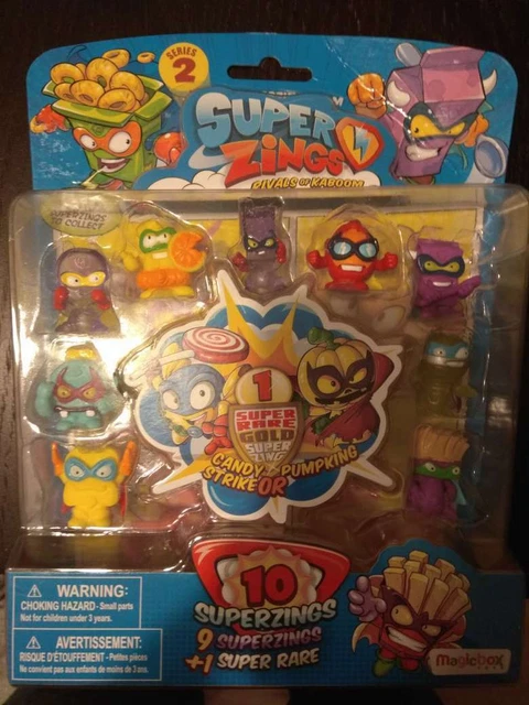SUPER ZINGS SUPERZINGS Rivals Of Kaboom serie 2 Blister 10 pack gold ...